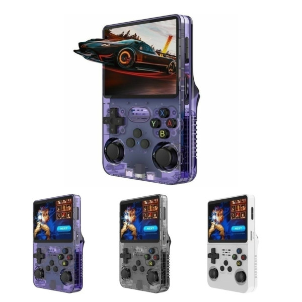 Console Portátil R36S + de 15.000 Jogos Vídeo Game 64g Linux Tela IPS 3.5 Polegadas