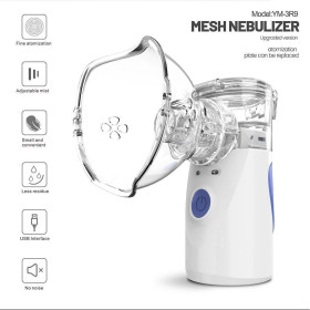 Nebulizador Ultrassônico inalador portátil a pilha e bivolt