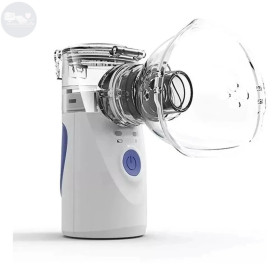 Nebulizador Ultrassônico inalador portátil a pilha e bivolt
