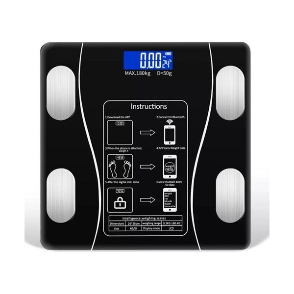 Balança Digital Medidora Corporal Bioimpedância até 180kg