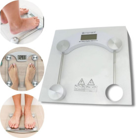 Balança Corporal Digital Até 180kg Com Vidro Temperado Premium
