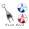 Teste Identificador Tomada 110V - 220V Chaveiro Voltagem Led