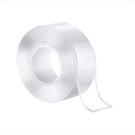 Fita Dupla Face Extra Forte Transparente NanoGel Silicone Mágica Adesiva Cola na Parede Móvel Porta