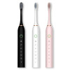 Escova de dentes elétrica recarregável Sonic IPX7 Com Cabeça Substituivel inteligente À Prova D'água