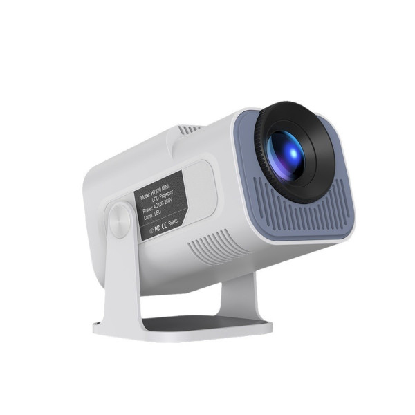 Projetor Smart HY 320 Mini Branco Preto Original Android 13.0 Full 4K HD Bluetooth Wi-fi 6.0