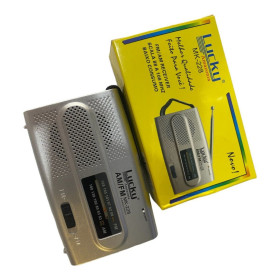 Rádio Portátil De Bolso Portátil AM FM Pilha MK 228 com Alça Presente Pai Mãe Vó