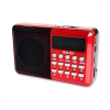 Rádio Retrô Fm Recarregável Bluetooth Kapbom Ka-31 Colorido Entrada De Cartão E De Fone De Ouvido