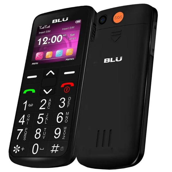 Celular de Idoso Blu Joy Tecla SOS discagem Rápida Tecla Grande Dual Chip Lanterna Rádio FM Bluetooth Desbloqueado