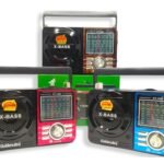 Rádio Portátil Retrô Goldenultra GT-1088S - AM/FM/SW com Lanterna LED e Recarregável