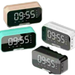 Caixa de Som Bluetooth & Relógio Despertador Kapbom KA-8135 – Tela Espelhada