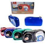 Rádio de Bolso Kapbom K-2019 – AM/FM/TV & Relógio Digital (Edição Clássica)